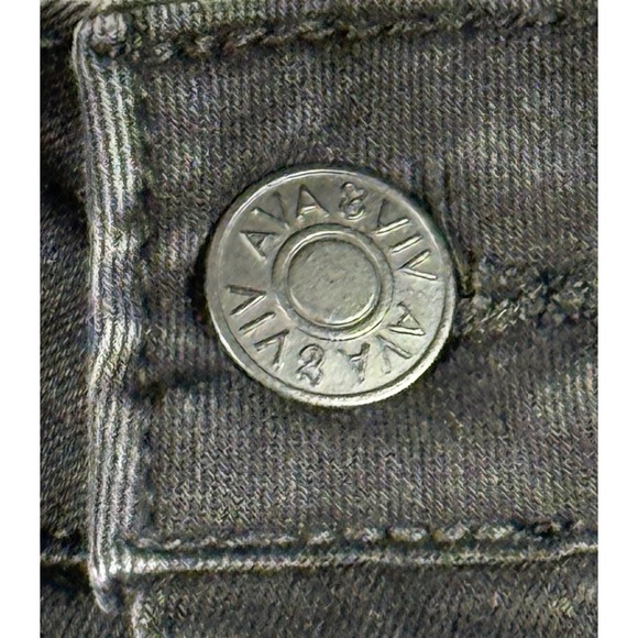 Ava & Viv Jeans Women's Size 24 R Mid-Rise‎ Black Skinny Stretch Plus Size - Picture 3 of 12